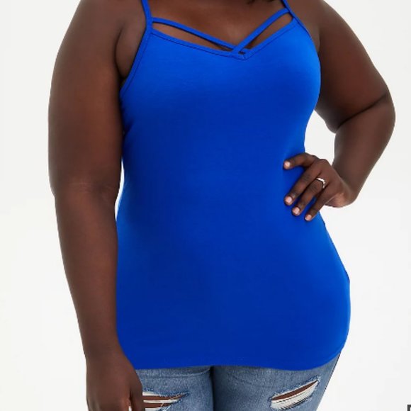 Torrid Electric Blue Strappy Cami - Picture 4 of 5